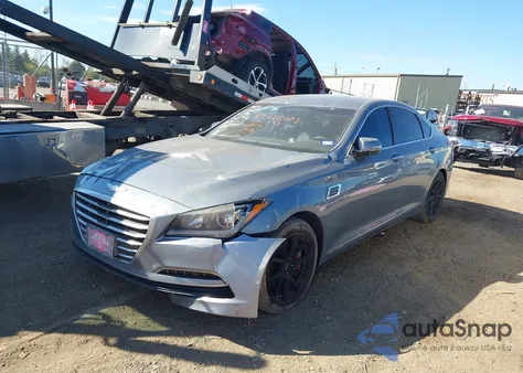 2015 Hyundai Genesis 3.8 из США, поврежденный, VIN KMHGN4JE7FU071193